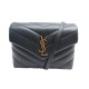 NEUF SAC A MAIN SAINT LAURENT LOULOU TOY 678401 BANDOULIERE CUIR NOIR BAG 1490€