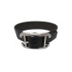 NEUF BRACELET DE FORCE HERMES EN CUIR NOIR 17-19 CM T4 BOUCLE ACIER BANGLE 550€