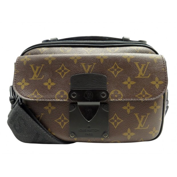 SAC LOUIS VUITTON MESSENGER S LOCK MONOGRAM MACASSAR M45806 BANDOULIERE 2550€