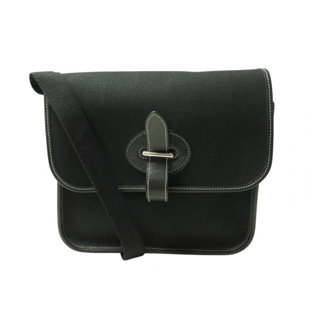 NEUF SAC A MAIN HERMES BUENAVENTURA PM EN TOILE CUIR BANDOULIERE HAND BAG 1800€