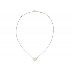 NEUF COLLIER VAN CLEEF & ARPELS LUCKY ALHAMBRA COEUR NACRE OR 18K NECKLACE 3750€
