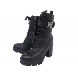 CHAUSSURES GIVENCHY BOTTINES CUIR TERRA NOIR BE603QE1AU 40 COMBAT BOOTS 1195€