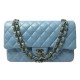 SAC A MAIN CHANEL TIMELESS MEDIUM A01112 CUIR BLEU IRISE BANDOULIERE BAG 10300€