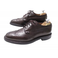 CHAUSSURES CHURCH'S GRAFTON 173 DERBY 8G 42 EN CUIR MARRON BROWN SHOES 1070€
