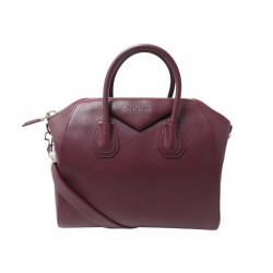 SAC A MAIN GIVENCHY ANTIGONA MM EN CUIR BORDEAUX BANDOULIERE HAND BAG 2150€