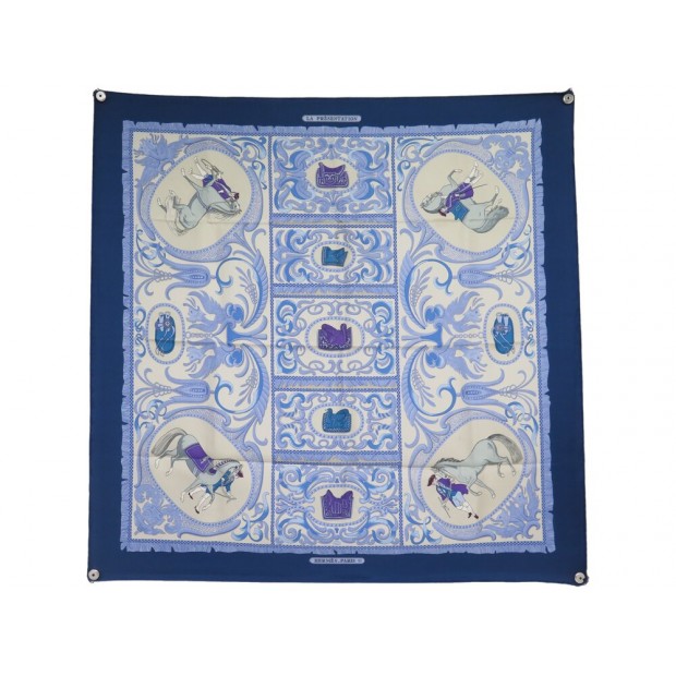 VINTAGE FOULARD HERMES LA PRESENTATION VAUZELLE 1ERE EDITION 1978 SCARF 530€