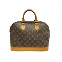 VINTAGE SAC A MAIN LOUIS VUITTON ALMA PM EN TOILE MONOGRAM M53151 PURSE 1650€