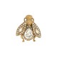 VINTAGE NEUF BROCHE CHRISTIAN DIOR ABEILLE STRASS METAL DORE GOLDEN BEE BROOCH