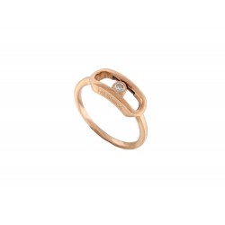 BAGUE MESSIKA MOVE UNO GM 12390-PG T52 DIAMANT 0.06CT EN OR ROSE 18K RING 1360€