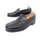 CHAUSSURES JM WESTON MOCASSINS 180 8.5E 42.5 LARGE CUIR NOIR LOAFERS SHOES 780€