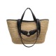 NEUF SAC A MAIN ZADIG & VOLTAIRE LE WINGS CABAS EN RAPHIA TOTE HAND BAG 345€