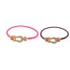 NEUF BRACELET FRED FORCE 10 MM 0B0156 T15 RUBIS SAPHIR OR ROSE 18K BANGLE 4180€