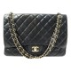 SAC A MAIN CHANEL GRAND CLASSIQUE TIMELESS JUMBO CUIR MATELASSE NOIR BAG 10500€