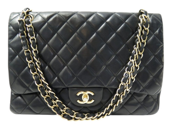 sac a main chanel grand classique timeless jumbo cuir