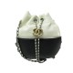 SAC A MAIN CHANEL GABRIELLE BUCKET NOIR ET BLANC BANDOULIERE CUIR HAND BAG 4520€