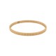 BRACELET BOUCHERON JONC GROS GRAIN QUATRE PM EN OR JAUNE 18K 24.4GR GOLD BANGLE