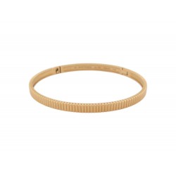 BRACELET BOUCHERON JONC GROS GRAIN QUATRE PM EN OR JAUNE 18K 24.4GR GOLD BANGLE
