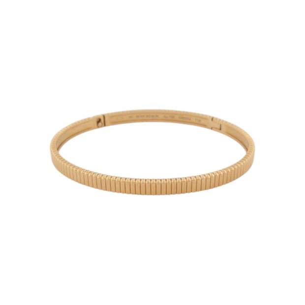 BRACELET BOUCHERON JONC GROS GRAIN QUATRE PM EN OR JAUNE 18K 24.4GR GOLD BANGLE