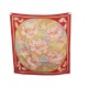 VINTAGE FOULARD HERMES FLEURS DE LOTUS 1ERE ED. 1976 CARRE 90 SOIE SCARF 530€