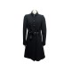 MANTEAU FENDI FEMME 44 IT 40 FR M LAINE VIERGE NOIRE VESTE JACKET COAT 1900