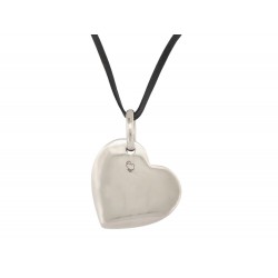 NEUF COLLIER PENDENTIF DODO POMELLATO COEUR EN ARGENT 925 46GR SILVER PENDANT