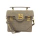 SAC A MAIN BALMAIN B-BUZZ 23 CUIR SUEDE FACON CROCO BANDOULIERE HAND BAG 2090€