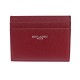 NEUF PORTE CARTES SAINT LAURENT EN CUIR EMBOSSE GRAIN DE POUDRE CARD HOLDER 230€