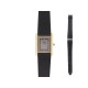VINTAGE MONTRE MUST DE CARTIER TANK 23 MM VERMEIL ARGENT PLAQUE OR QUARTZ WATCH