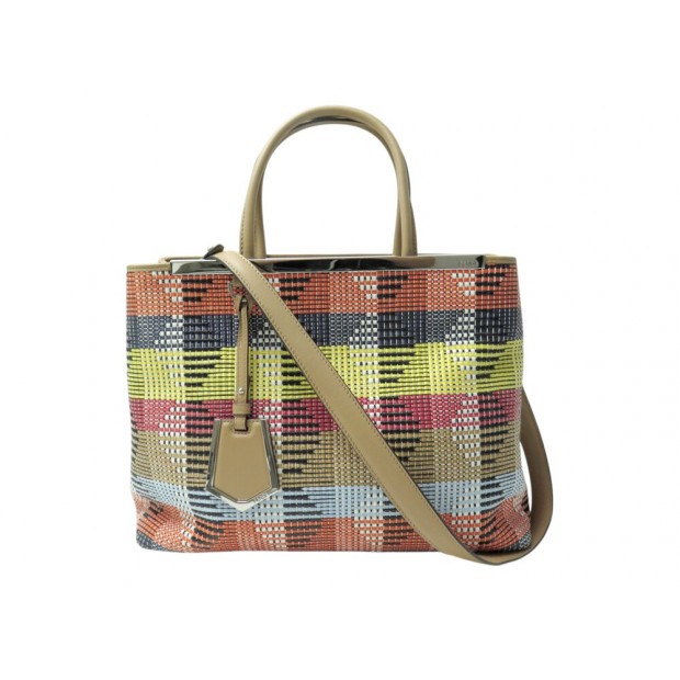 SAC A MAIN FENDI CABAS 2 JOURS 8BH250 REGULAR TISSE INTRECCIO EN RAPHIA 1850€