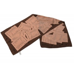 NEUF FOULARD EN SOIE CHANEL L'ALPHABET EN MOUSSELINE DE SOIE ETOLE SCARF 620€