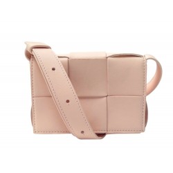 NEUF SAC A MAIN BOTTEGA VENETA MINI CASSETTE INTRECCIO 666688VMAY1 EN CUIR 1100€