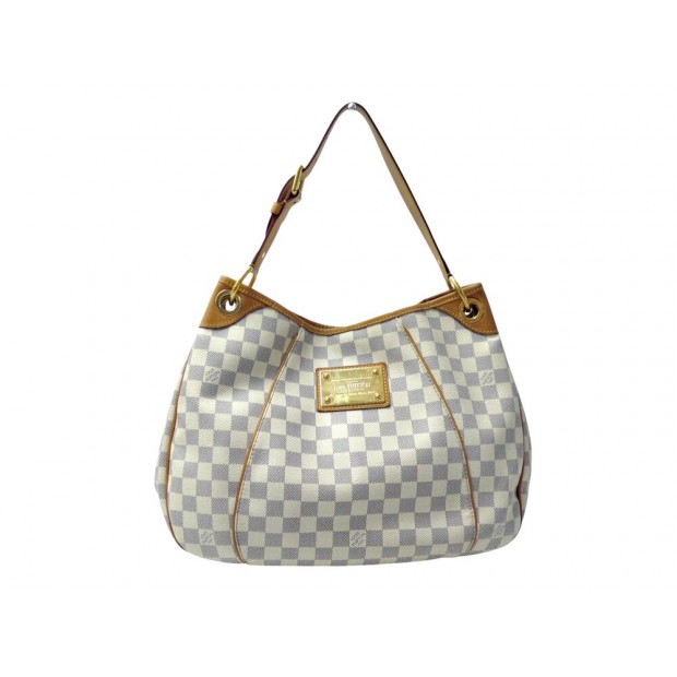 SAC A MAIN LOUIS VUITTON GALLIERA GM N55216 EN TOILE DAMIER AZUR HANDBAG 1650€