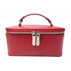 NEUF BOITE A BIJOUX LOUIS VUITTON EN CUIR EPI ROUGE TROUSSE LEATHER CLUTCH 1190€