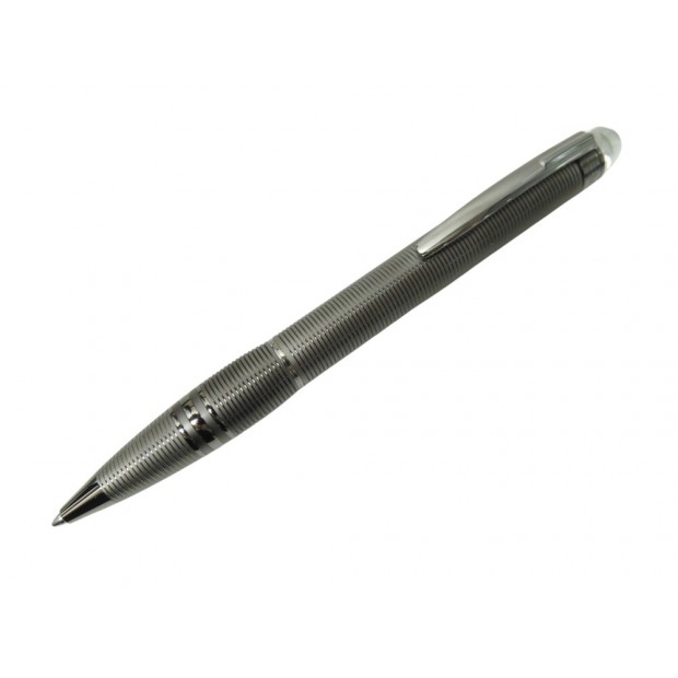 NEUF STYLO BILLE MONTBLANC STARWALKER MIDNIGHT BLACK METAL 105649 BALLPOINT 520€