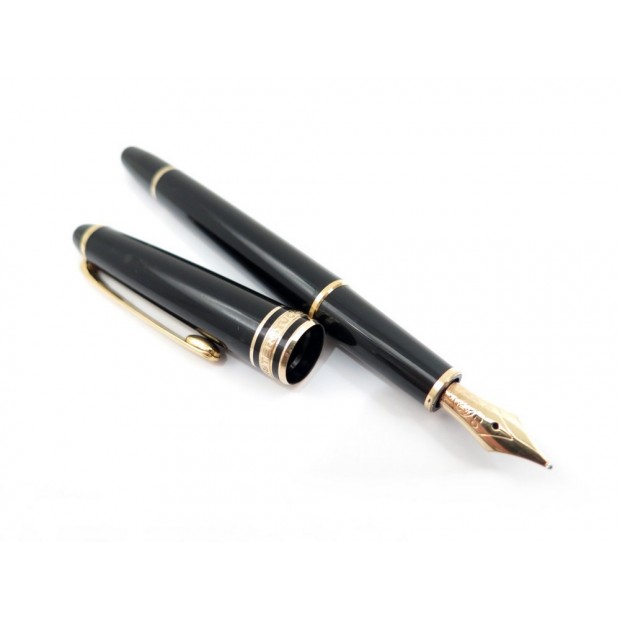 STYLO PLUME MONTBLANC MEISTERSTUCK CLASSIQUE DORE RESINE NOIR BALLPOINT PEN 500€