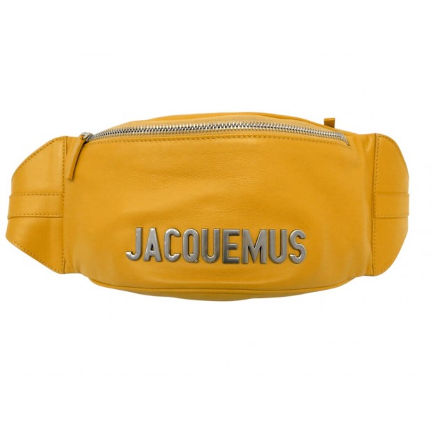 NEUF SAC A MAIN JACQUEMUS LA BANANE MEUNIER 225BA024 PORTE CEINTURE HANDBAG 390€