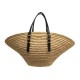 NEUF SAC A MAIN MICHAEL KORS PETIT CABAS ISA EN PAILLE 30S5G9FT1W TOTE BAG 295€