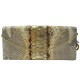 SAC A MAIN CHRISTIAN DIOR POCHETTE EN CUIR DE PYTHON DORE CLUTCH POUCH 3195€