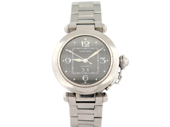 montre cartier pasha c 2475 35mm acier automatique