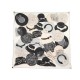 NEUF FOULARD CHANEL CHAPEAU CAMELIA CARRE 90 EN SOIE CREME ROSE SILK SCARF 530€