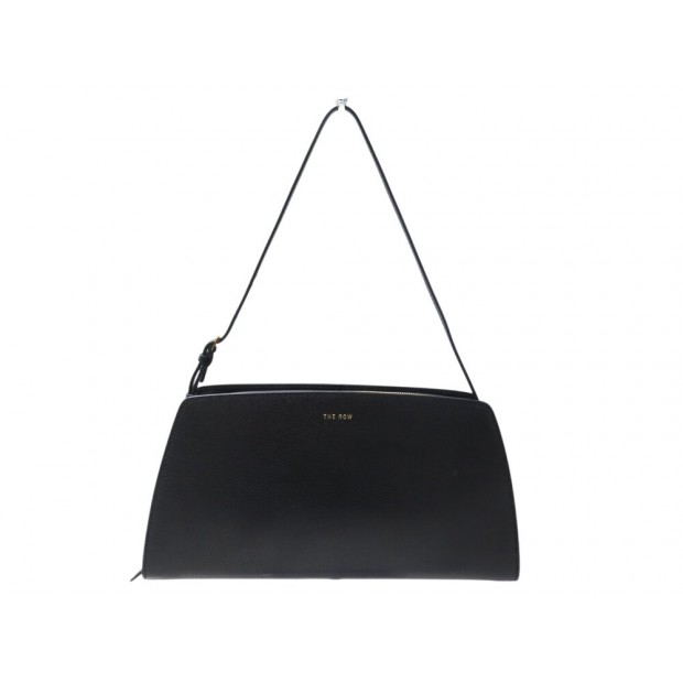 SAC A MAIN THE ROW SAC BAGUETTE DALIA EN CUIR BRILLANT NOIR PORTE EPAULE 2160€