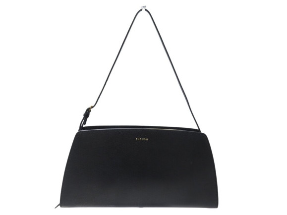 sac a main the row sac baguette dalia en cuir brillant