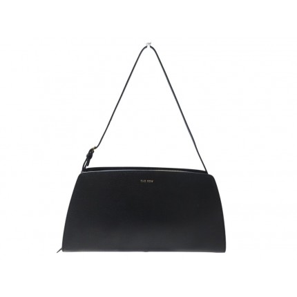 SAC A MAIN THE ROW SAC BAGUETTE DALIA EN CUIR BRILLANT NOIR PORTE EPAULE 2160€