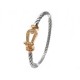 NEUF BRACELET FRED FORCE 10 EN OR JAUNE FULL PAVAGE SAPHIRS JAUNE 1.19CT 6070€