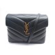 NEUF SAC A MAIN SAINT LAURENT LOULOU TOY 678401 BANDOULIERE CUIR NOIR BAG 1490€