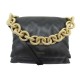 NEUF SAC A MAIN LANVIN SUGAR PM LW BGXA01 CUIR NOIR BANDOULIERE HAND BAG 1720€