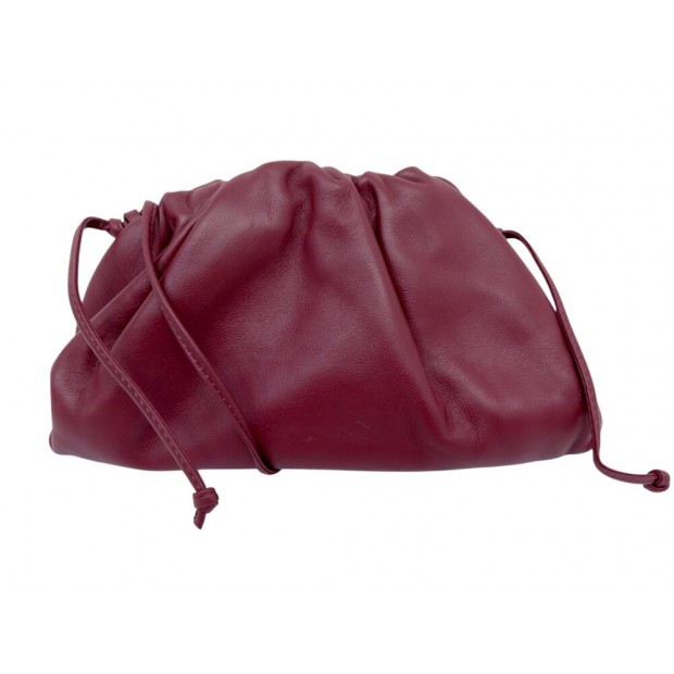NEUF SAC A MAIN POCHETTE BOTTEGA VENETA MINI POUCH CUIR BANDOULIERE PURSE 1900€