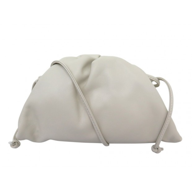 NEUF SAC A MAIN POCHETTE BOTTEGA VENETA MINI POUCH CUIR BANDOULIERE PURSE 1900€