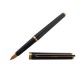 VINTAGE STYLO ST DUPONT CLASSIQUE PLUME LAQUE DE CHINE NOIR ECRIN FOUNTAIN PEN