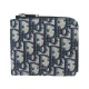 NEUF PORTEFEUILLE DIOR ZIPPE TOILE JACQUARD OBLIQUE OBLIQUE 2ESBC299YKY 510€